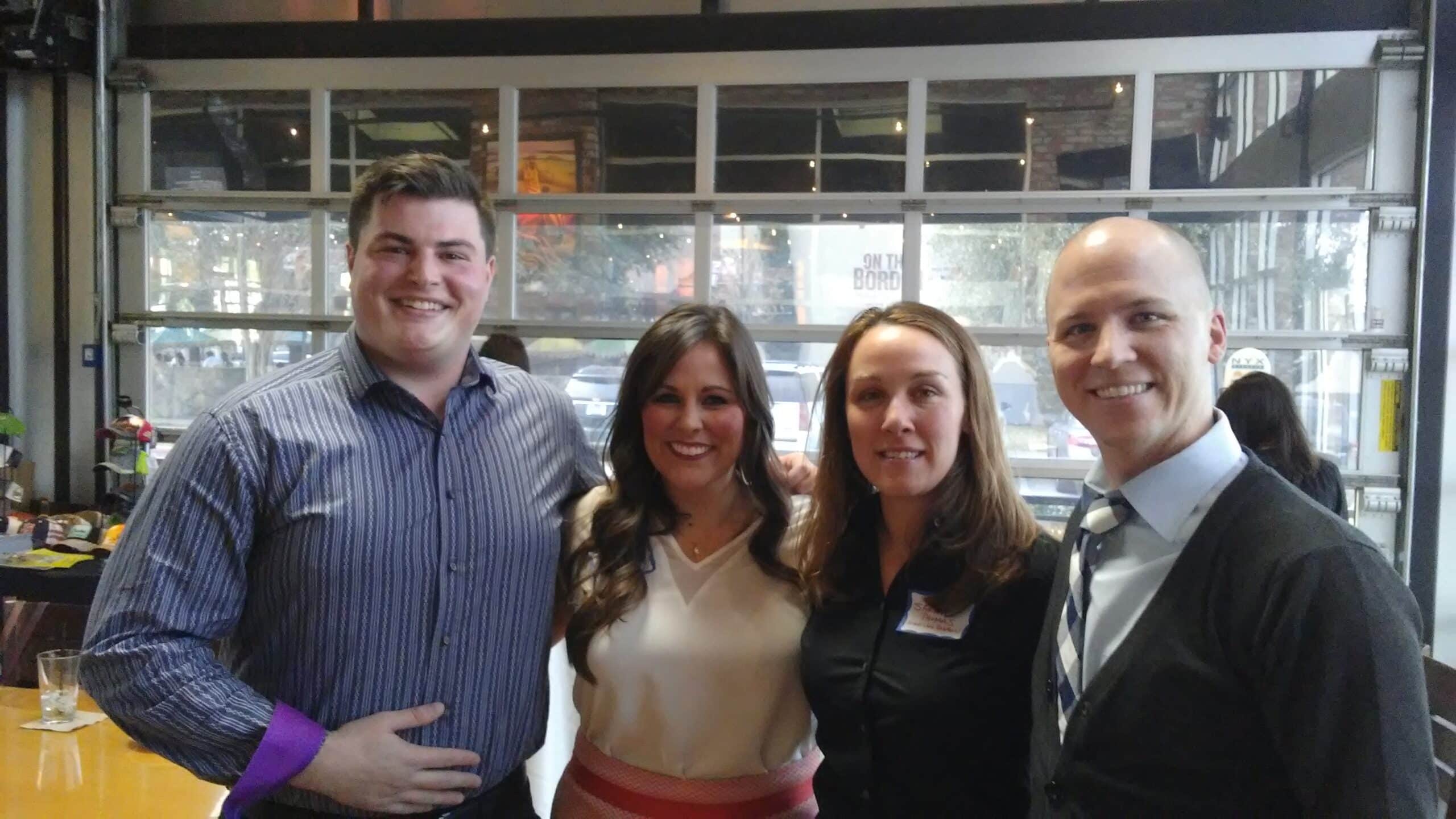 PPAI Diversity Development and Engagement Manager Seth Barnett’s (right) panelists at the PPAS event included (from left) Mike Eaton, lorieaton.com; Farrah Vargas, Allied Affiliated Funding, and Sarah Thomas, American Solutions for Business.