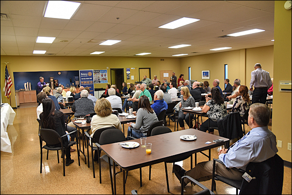 At a breakfast meeting at the offices of TradeNet Publishing, the local rotary/chamber of commerce recognized its 30 years in business.