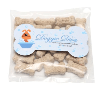 bone shaped dog treats with bone shaped magnet