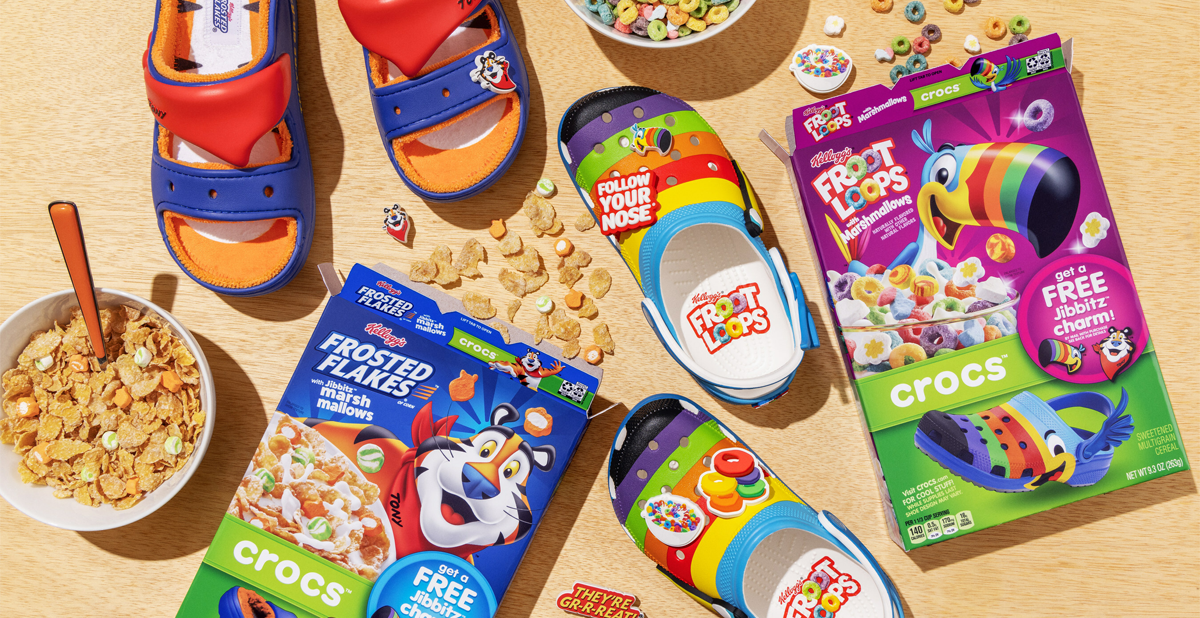 2 New Crocs Collabs Step Out With Kellogg’s And Pringles PPAI