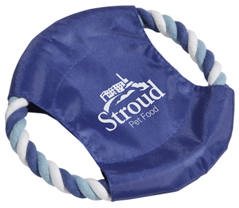 7-inch circular blue Fetch-It Dog Toy