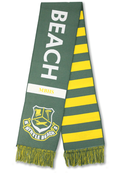 custom woven supporter scarf