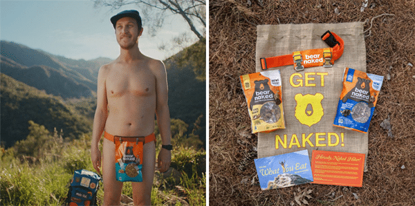 Kellogg's Bear Naked granola hiking kit