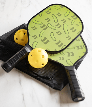 Jimmy John's custom pickleball paddles - 2023 holiday merch