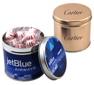 custom branded candy tins