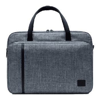 Herschel messenger bag - gray crosshatch