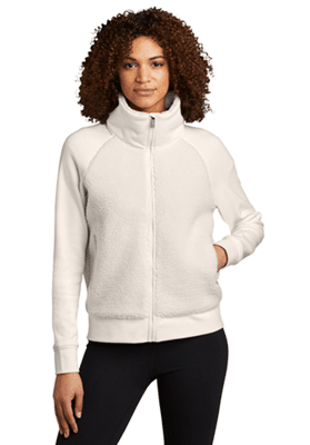 SanMAr OGIO Ladies Luuma Sherpa Full-Zip joins sherpa fleece