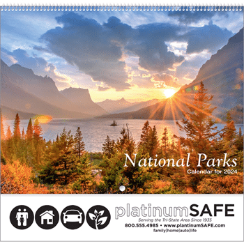 National Parks custom calendar advertising specialty