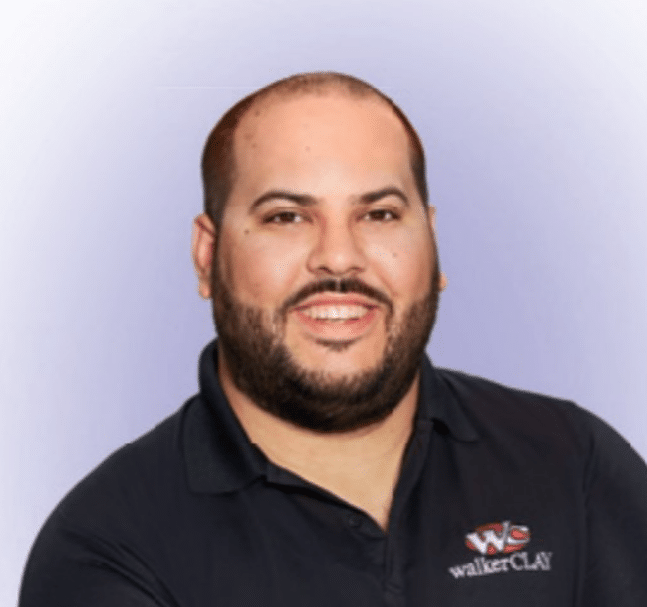 Javier Melendez, national sales executive, Walker-Clay